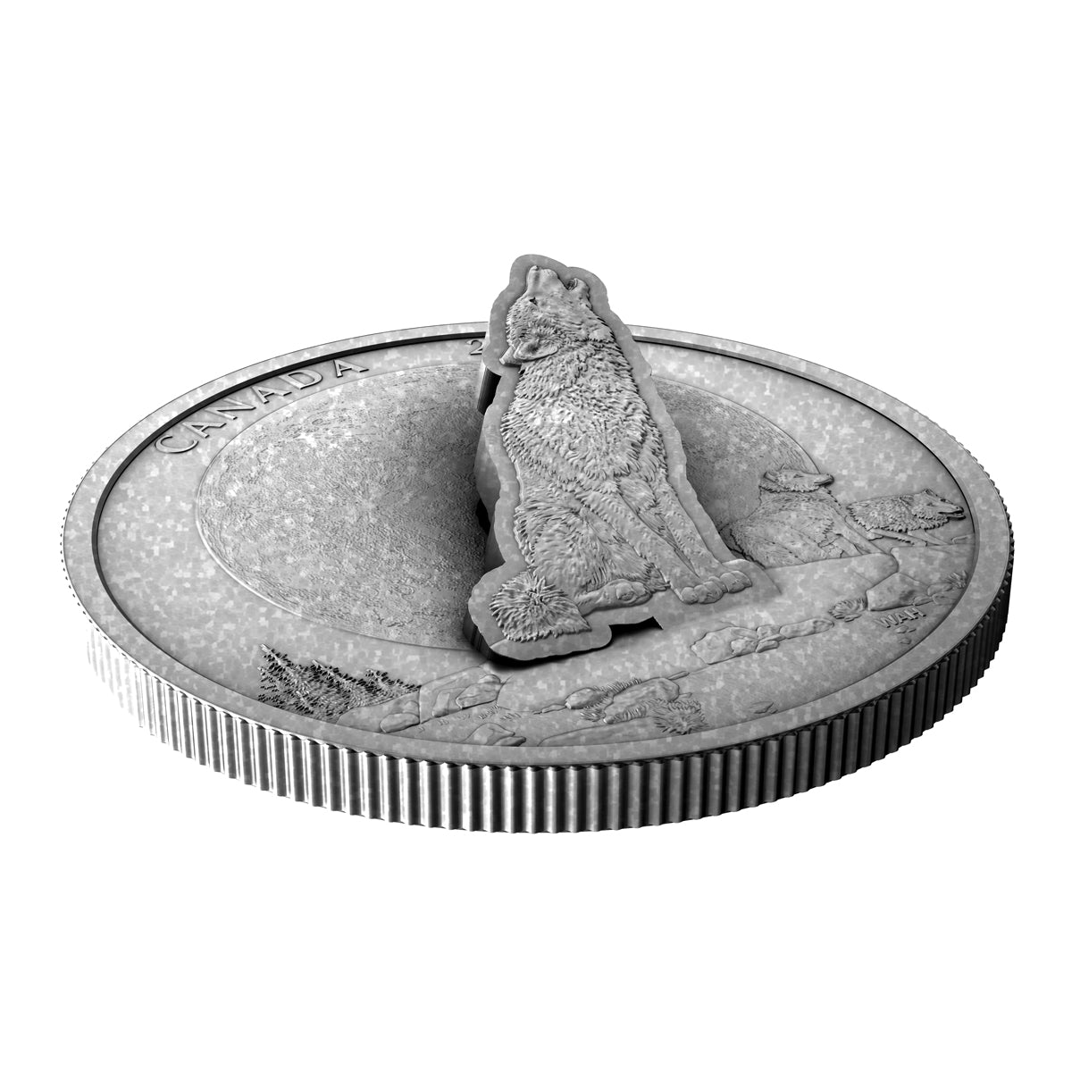 2024 $30 The Howling Wolf - Pure Silver Coin