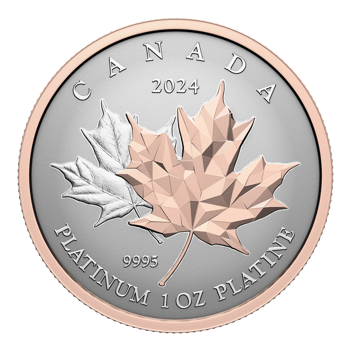 2024 $300 Maple Leaf Forever - Pure Platinum Coin