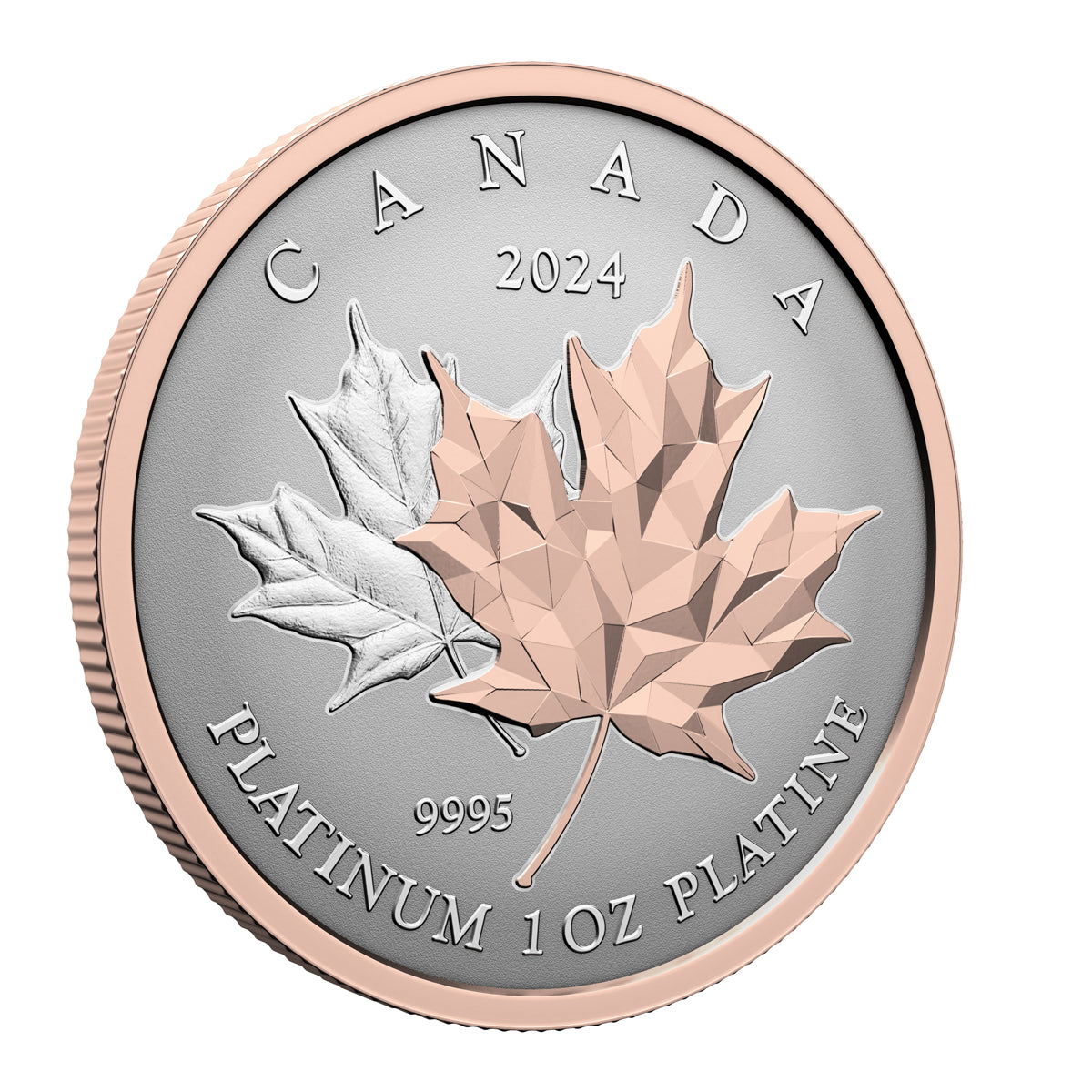 2024 $300 Maple Leaf Forever - Pure Platinum Coin