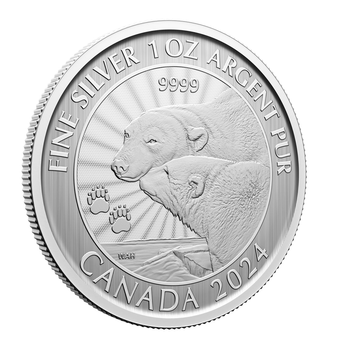 2024 $5 First Strikes: The Majestic Polar Bears - Pure Silver Premium Bullion Coin