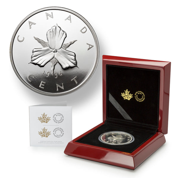 2024 1 Cent Lost Designs From The Archives: Emanuel Hahn's Trillium -