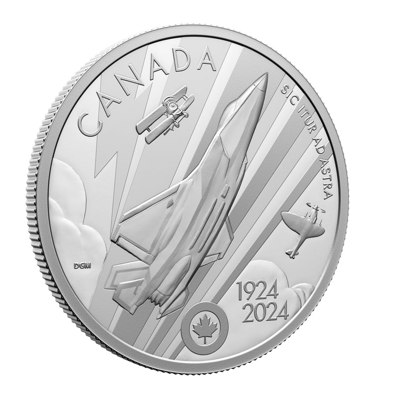 2024 $20 The Royal Canadian Air Force Centennial - Pure Silver Coin