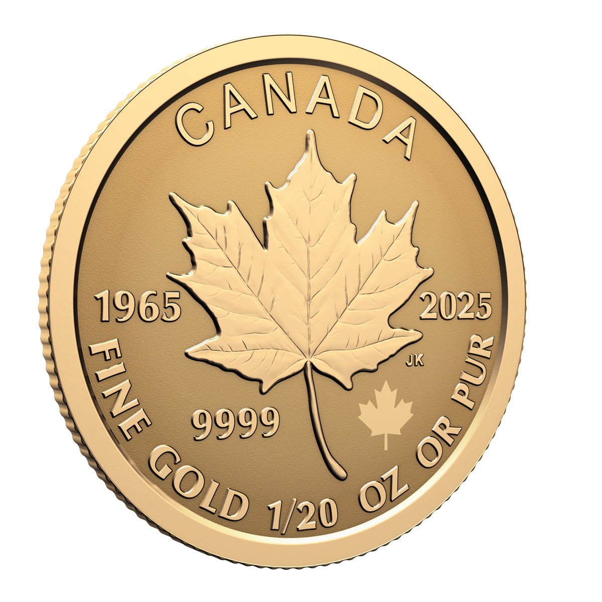 2025 60th Anniversary of the Canadian Flag - Pure Gold Fractional Set