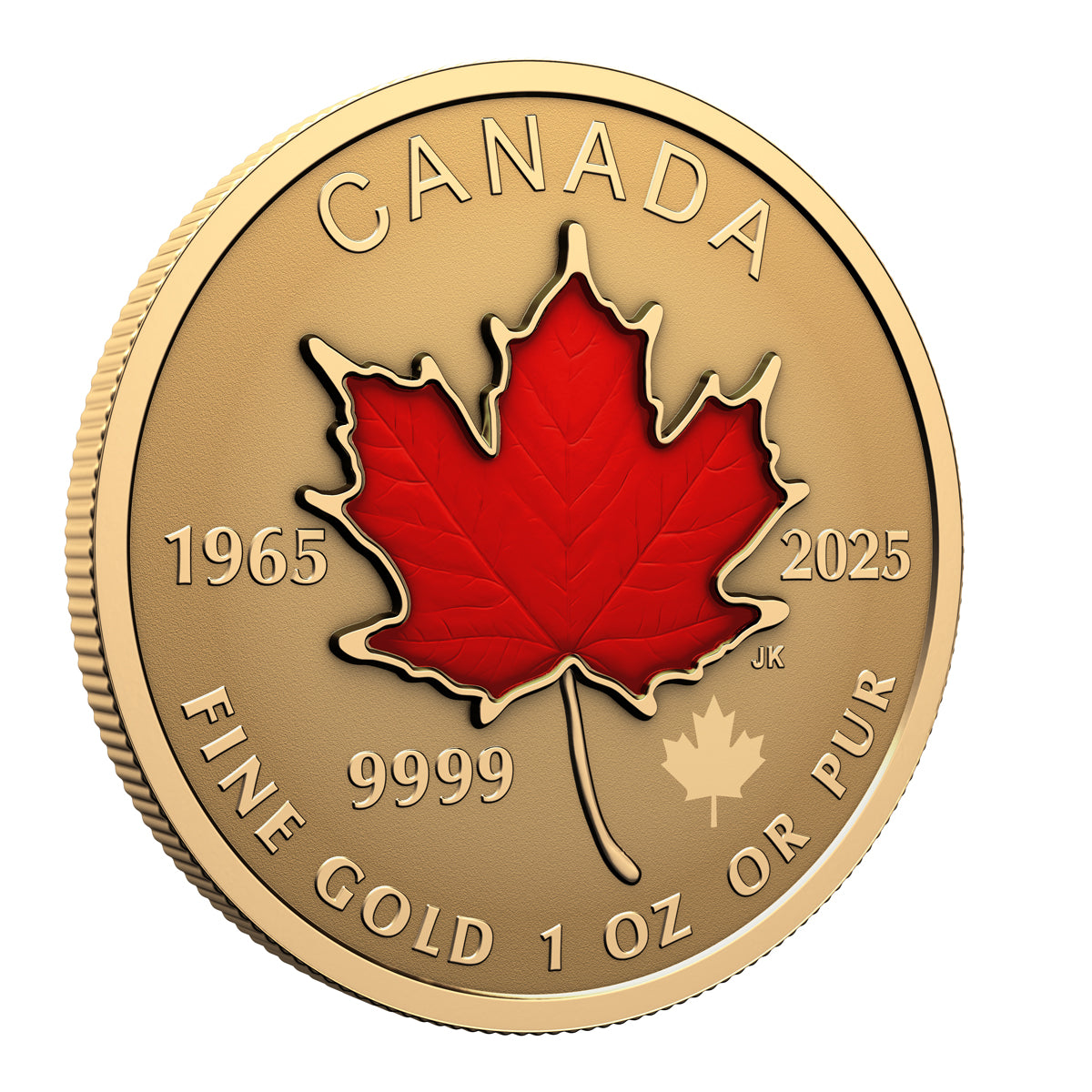 2025 60th Anniversary of the Canadian Flag - Pure Gold Fractional Set