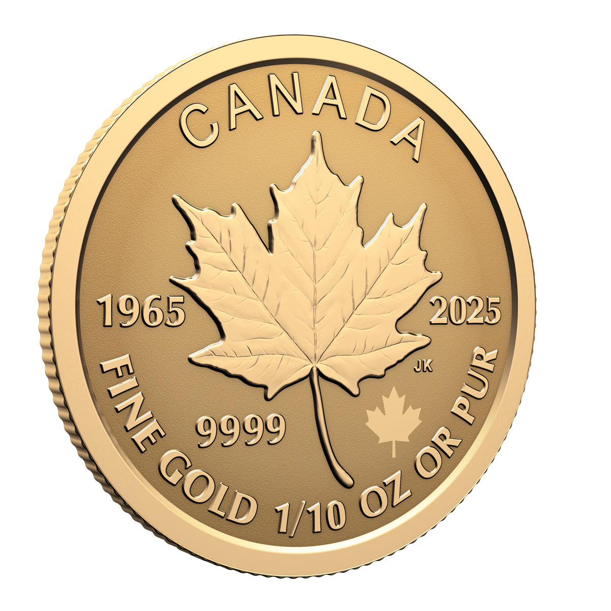 2025 60th Anniversary of the Canadian Flag - Pure Gold Fractional Set