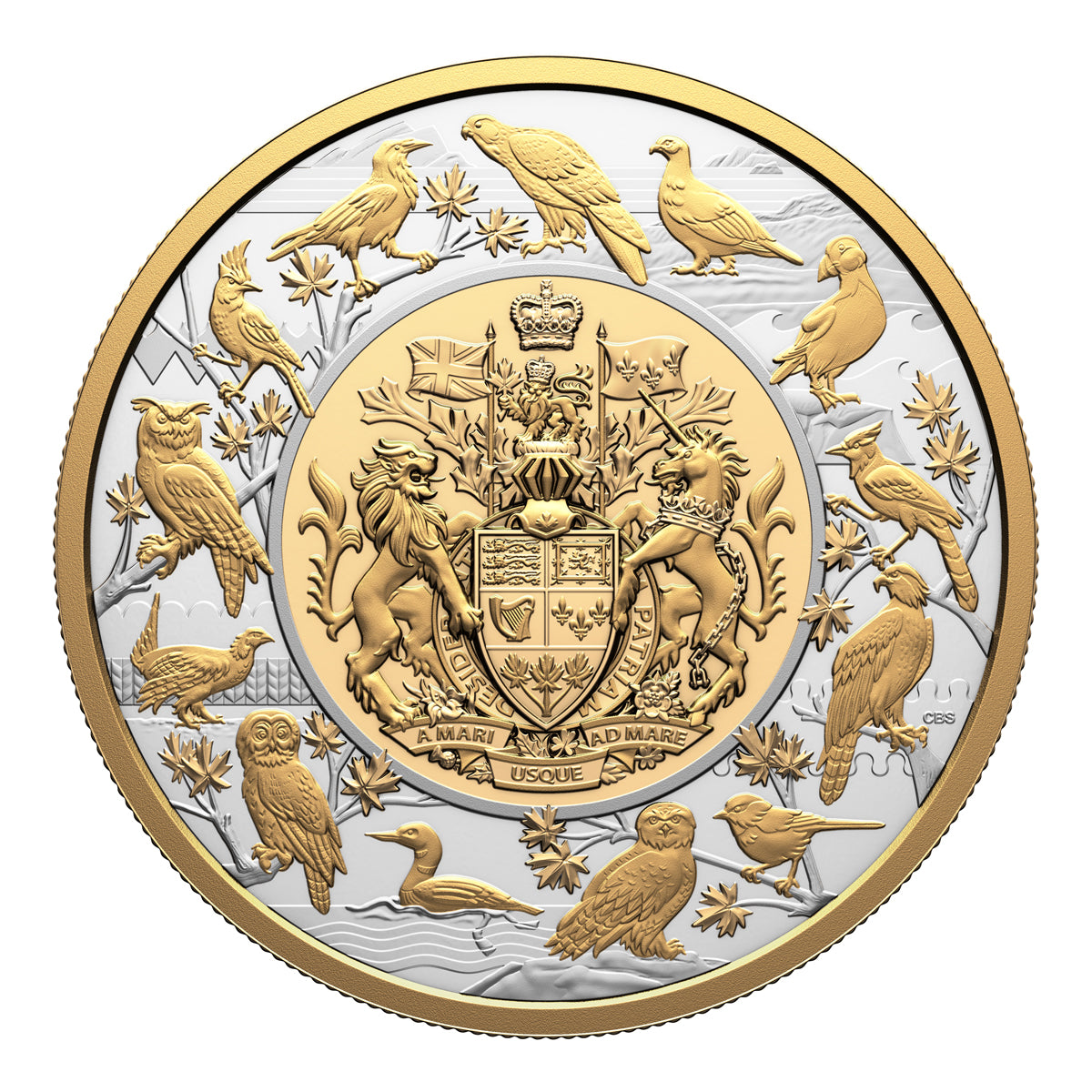 2024 $50 Heraldic Landscape: Birds of Canada - Pure Silver Coin