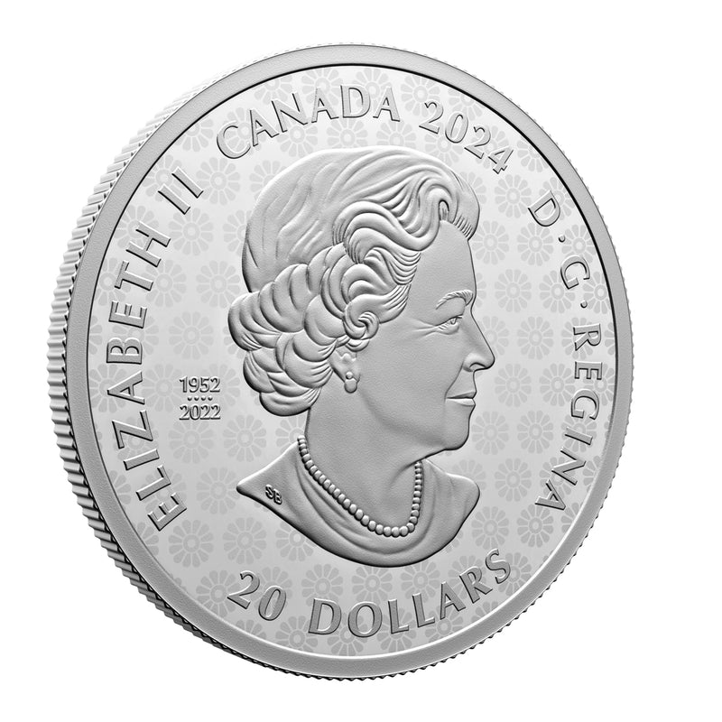 2024 $20 Celebrating Canada's Diversity: Transcendence and Tranquility - Pure Silver Coin