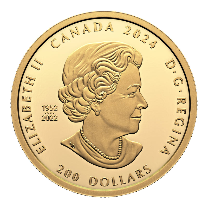 2024 $200 Celebrating Canada's Diversity: Transcendence and Tranquility - Pure Gold Coin