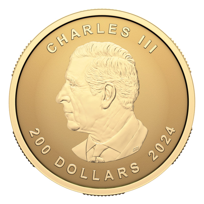 2024 $200 Ultra-High Relief 1 oz GML - Pure Gold Coin