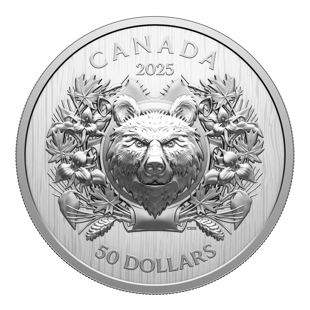 2025 $50 Heraldic Bear - Pure Silver Coin