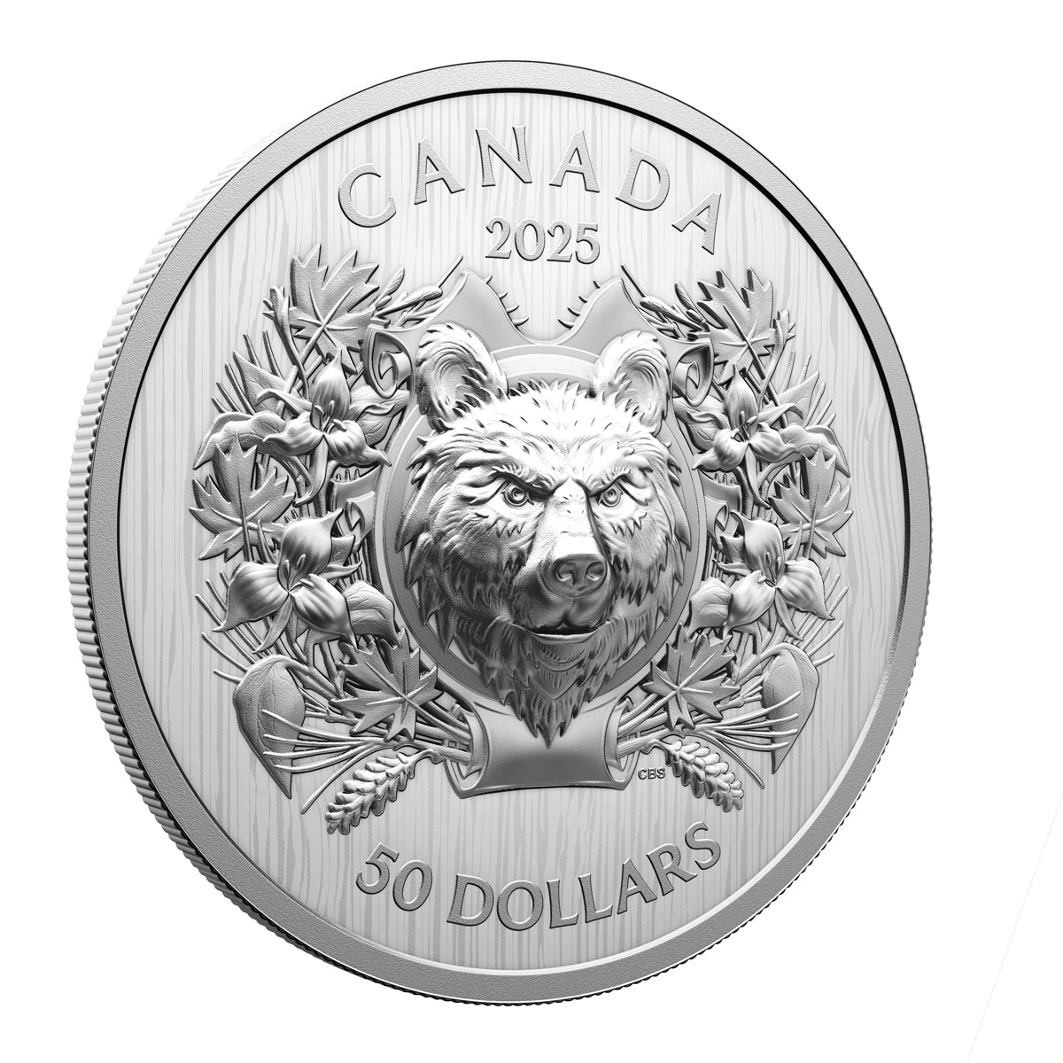 2025 $50 Heraldic Bear - Pure Silver Coin