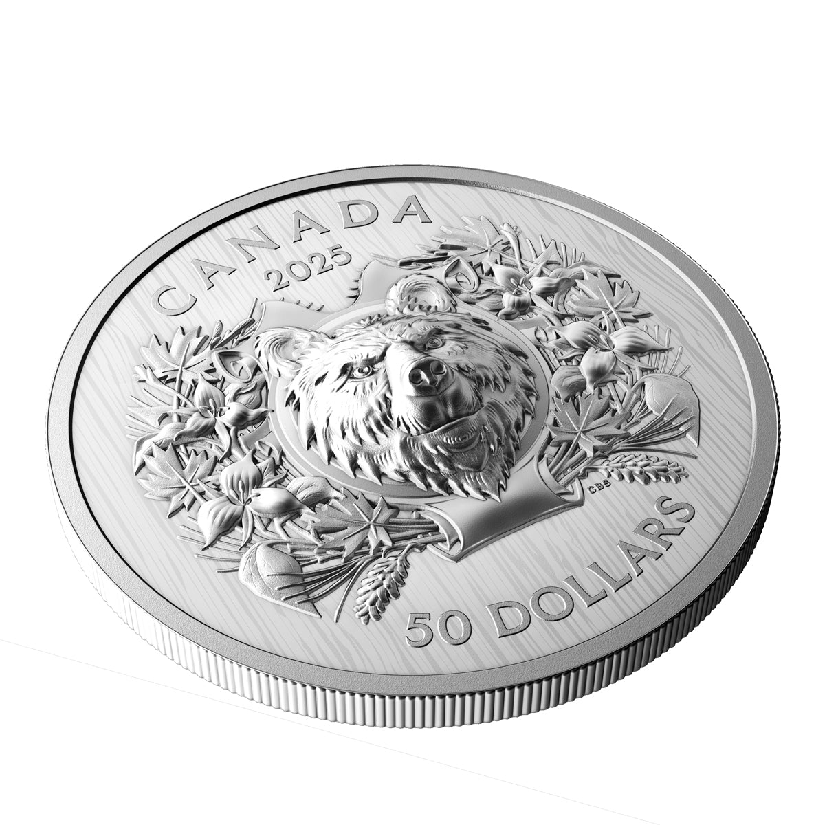 2025 $50 Heraldic Bear - Pure Silver Coin