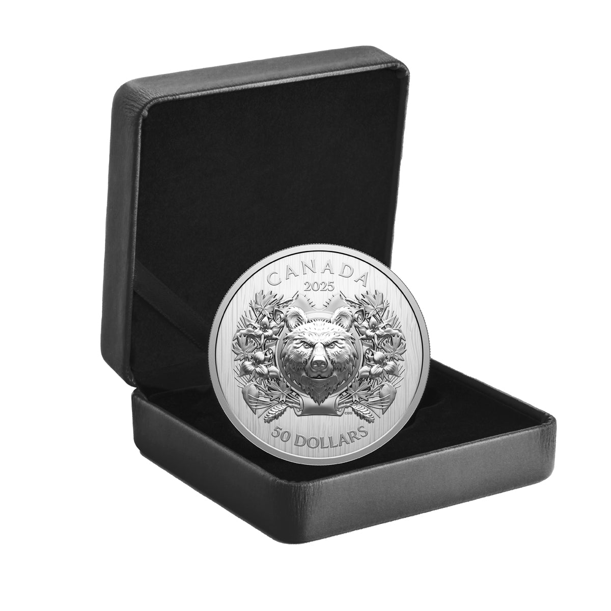 2025 $50 Heraldic Bear - Pure Silver Coin