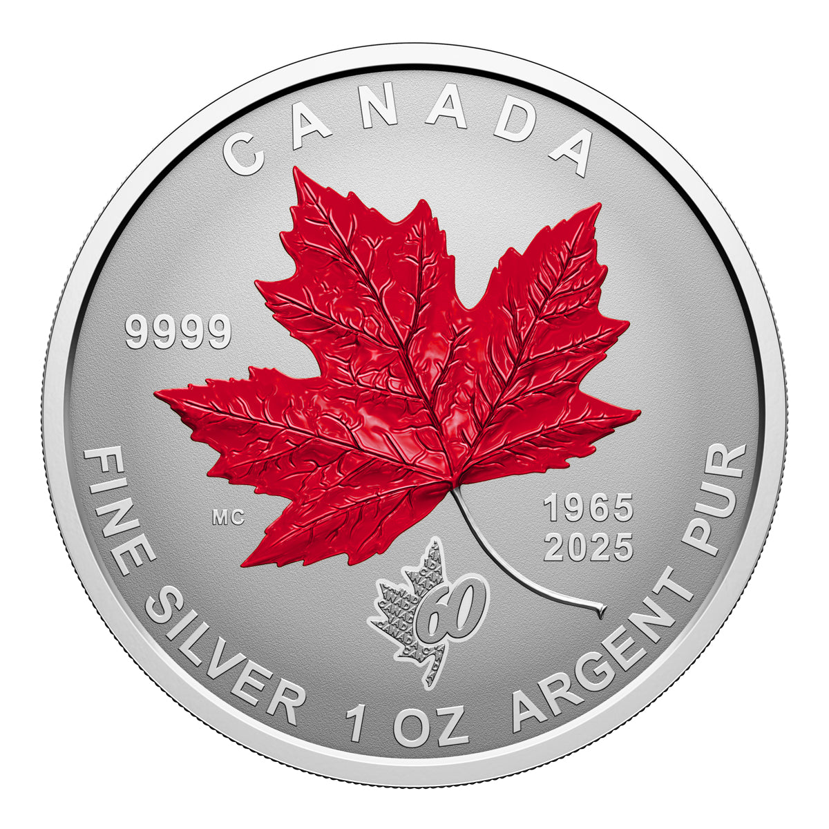 2025 60th Anniversary of the Canadian Flag - Fractional Fine Silver Set