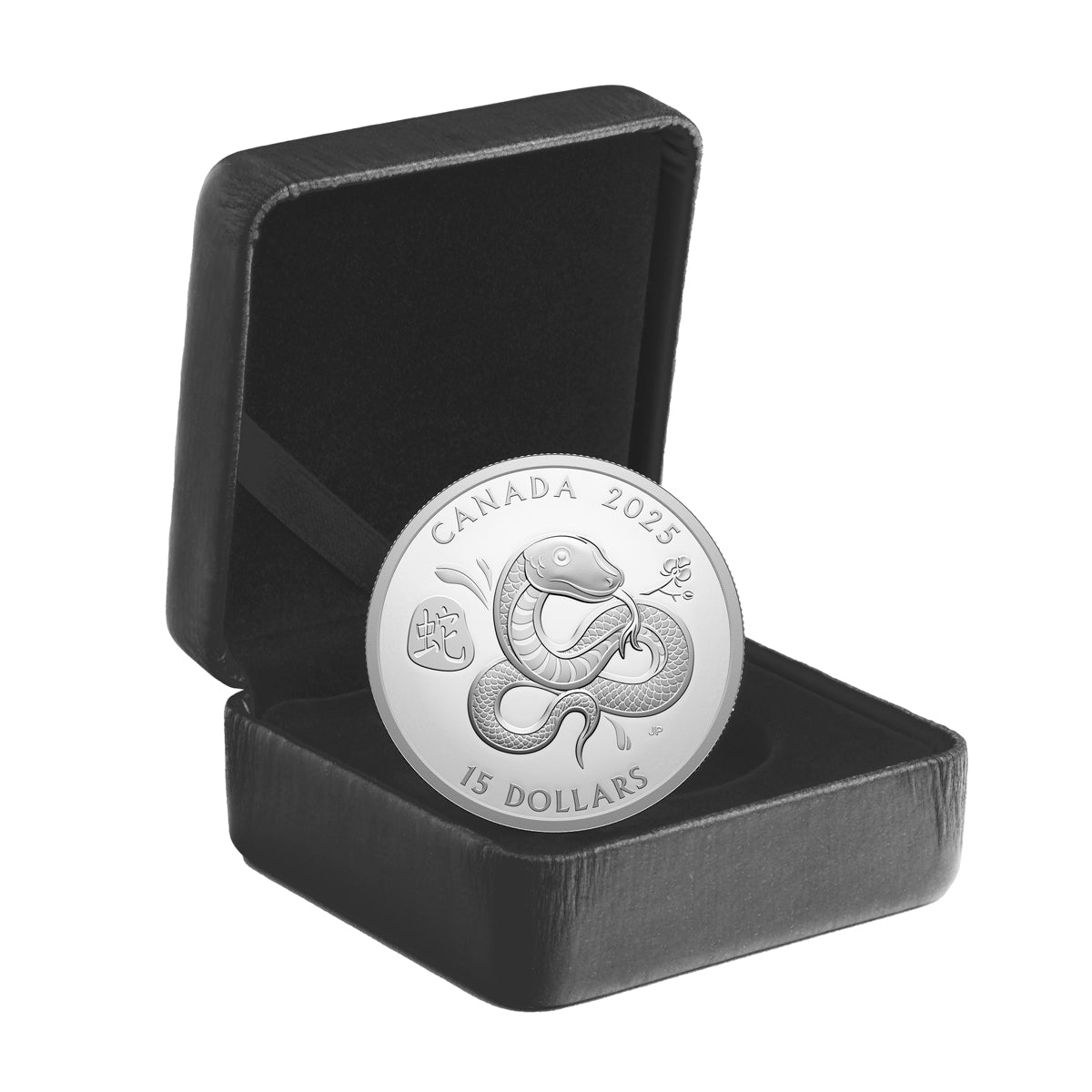 2025 $15 Lunar Year of The Snake - Pure Silver Coin