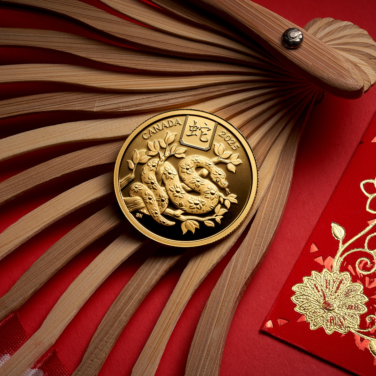 2025 $100 Lunar Year of the Snake - Pure Gold Coin