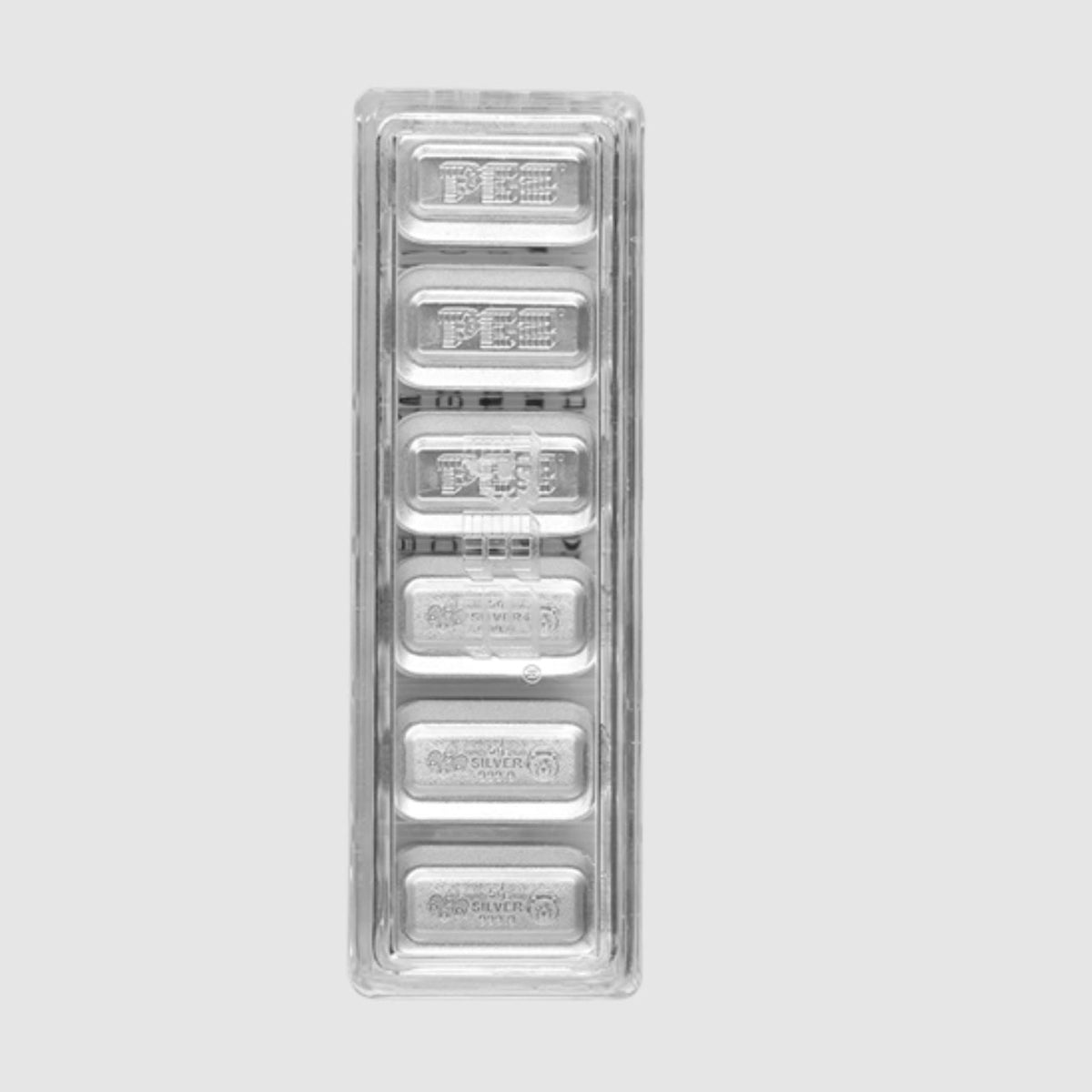 2024 PEZ®: Polar Bear Wafers & Dispenser - Pure Silver Gift Set