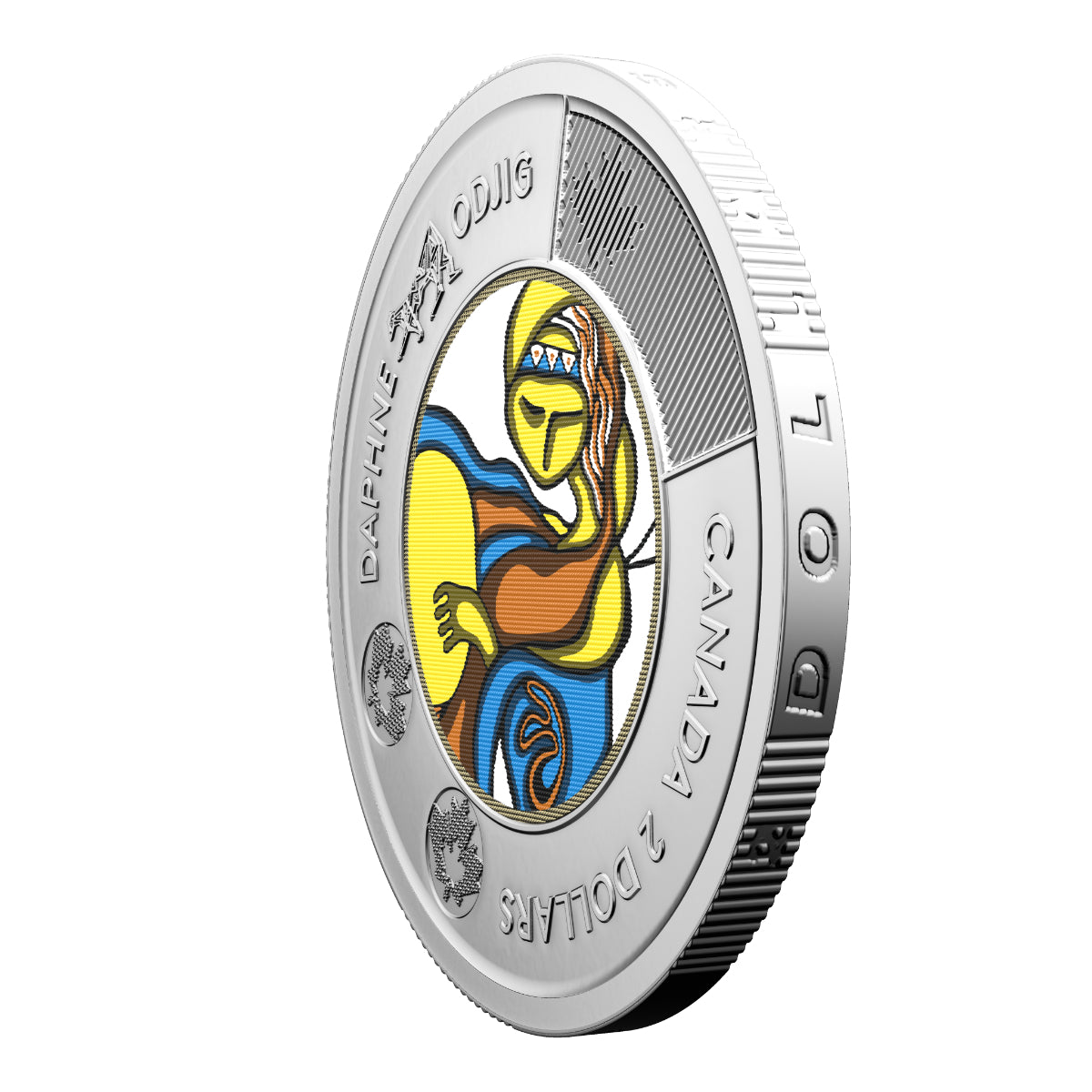 2025 $2 Celebrating the Life and Art of Daphne Odjig Special Wrap Roll (Colourized)