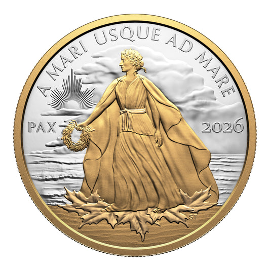 2026 $50 Peace Dollar - Pure Silver Coin