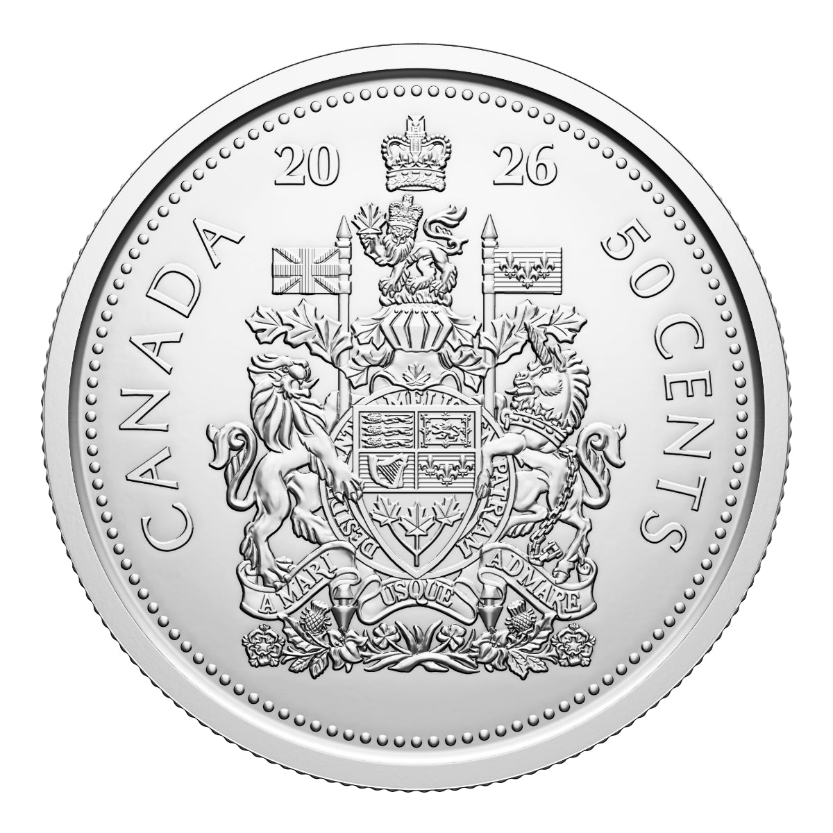 2026 50 Cent Special Wrap Circulation Roll