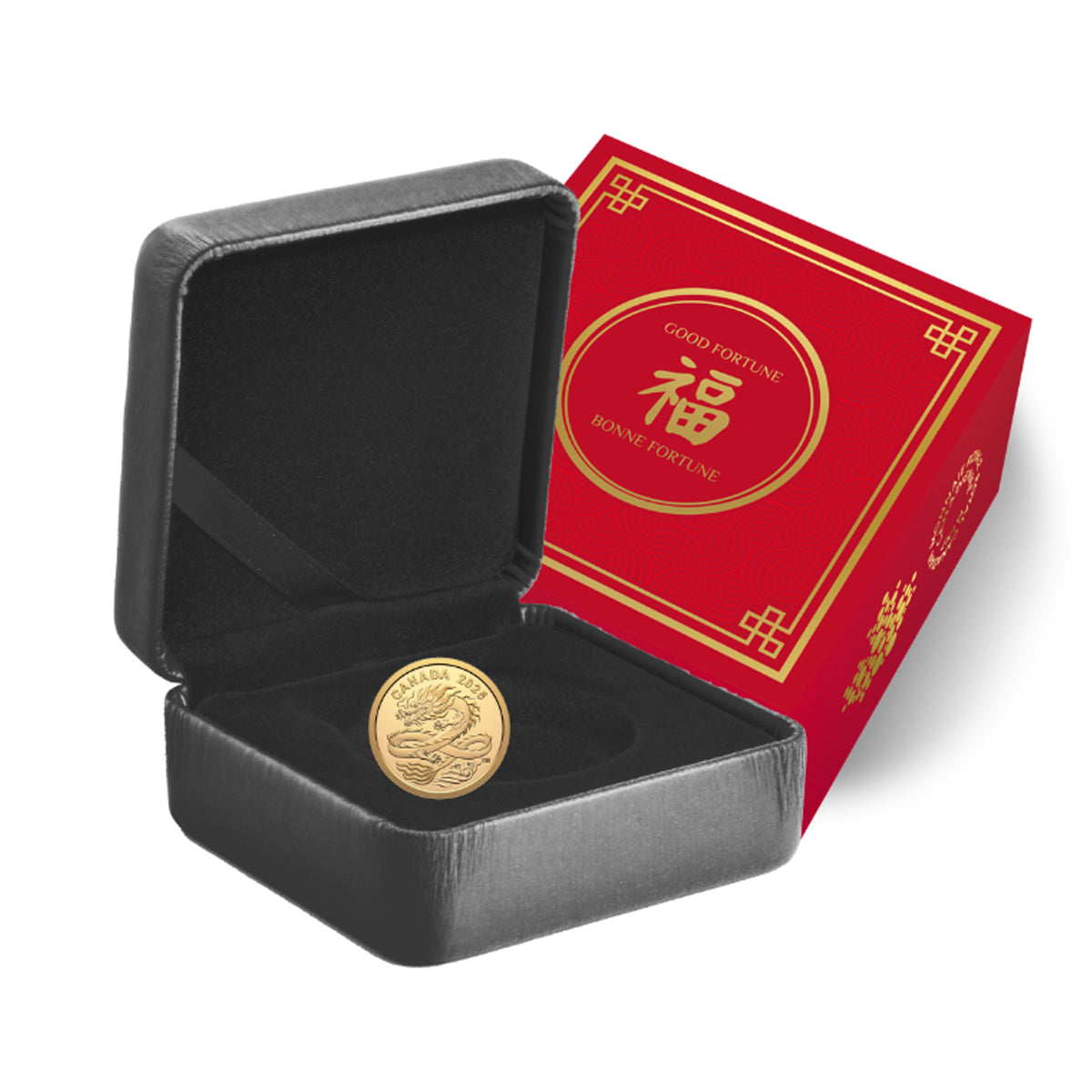 2026 $8 Lucky Dragon - Pure Gold Coin