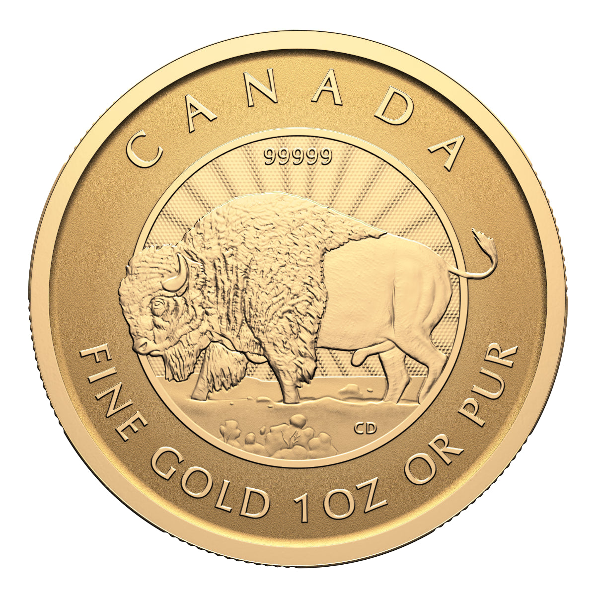 2026 $200 Our Purest Bison - Pure Gold Coin