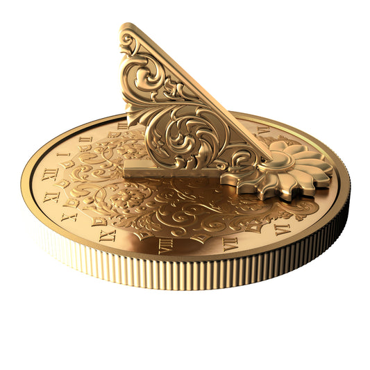 2025 $20 The Gilded Sundial - Pure Silver Coin