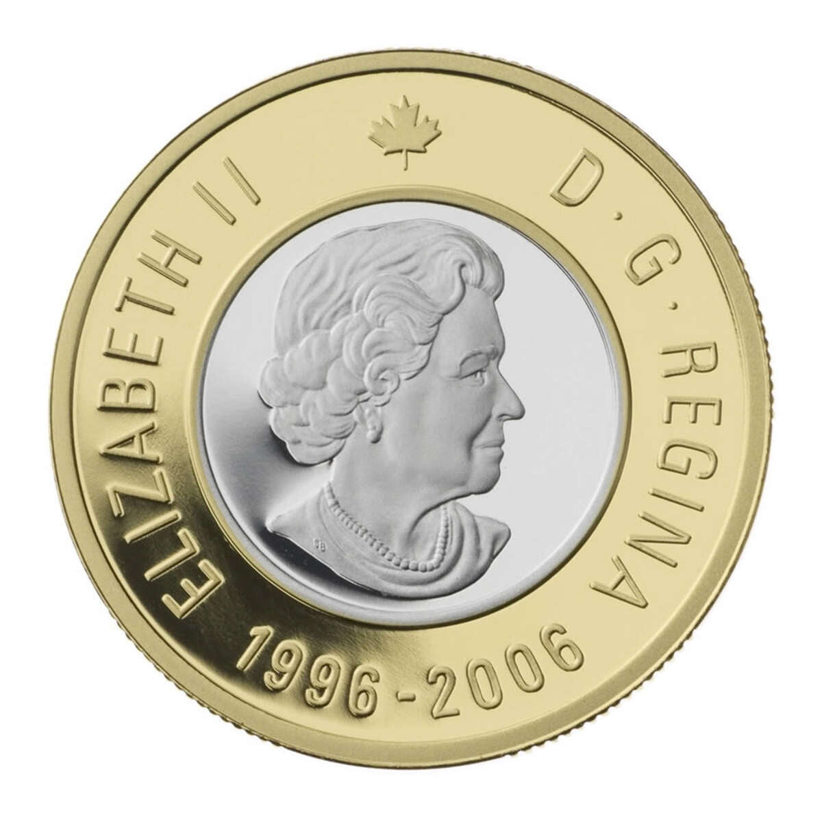 2006 $2 Canada's $2 Coin, 10th Anniversary - 22kt. Gold Coin