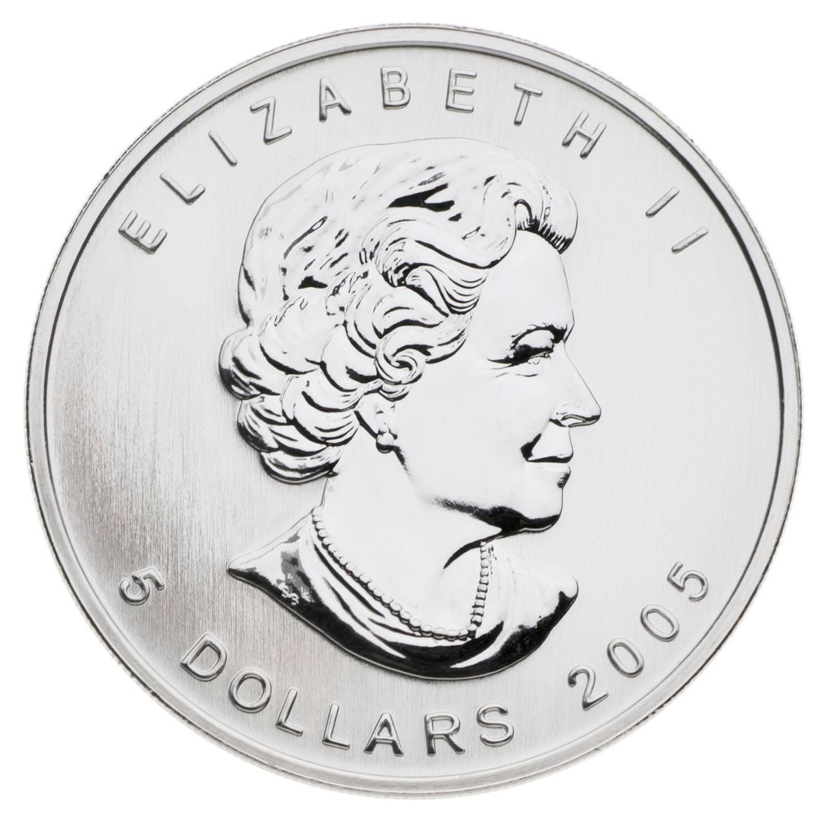 2005 $5 Coloured Maple Leaf: Bigleaf Maple - Pure Silver Coin