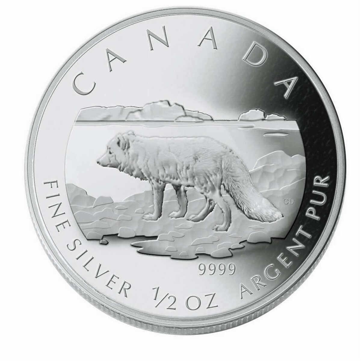 2004 Arctic Fox - Pure Silver Fractional Proof Set