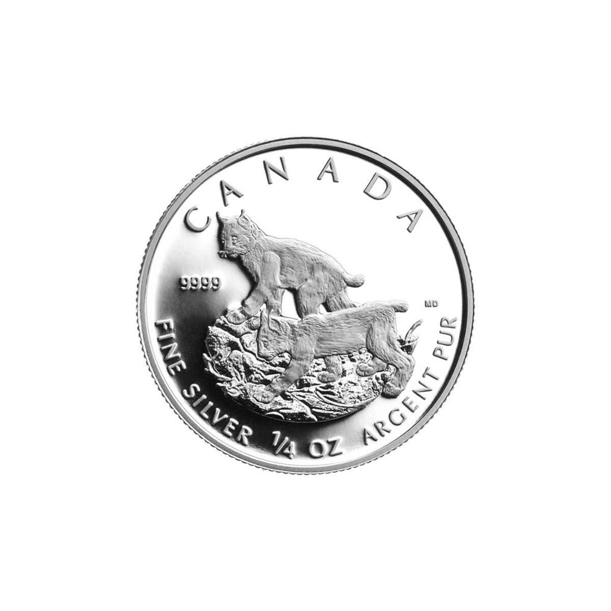 2005 Canadian Lynx - Pure Silver Fractional Proof Set