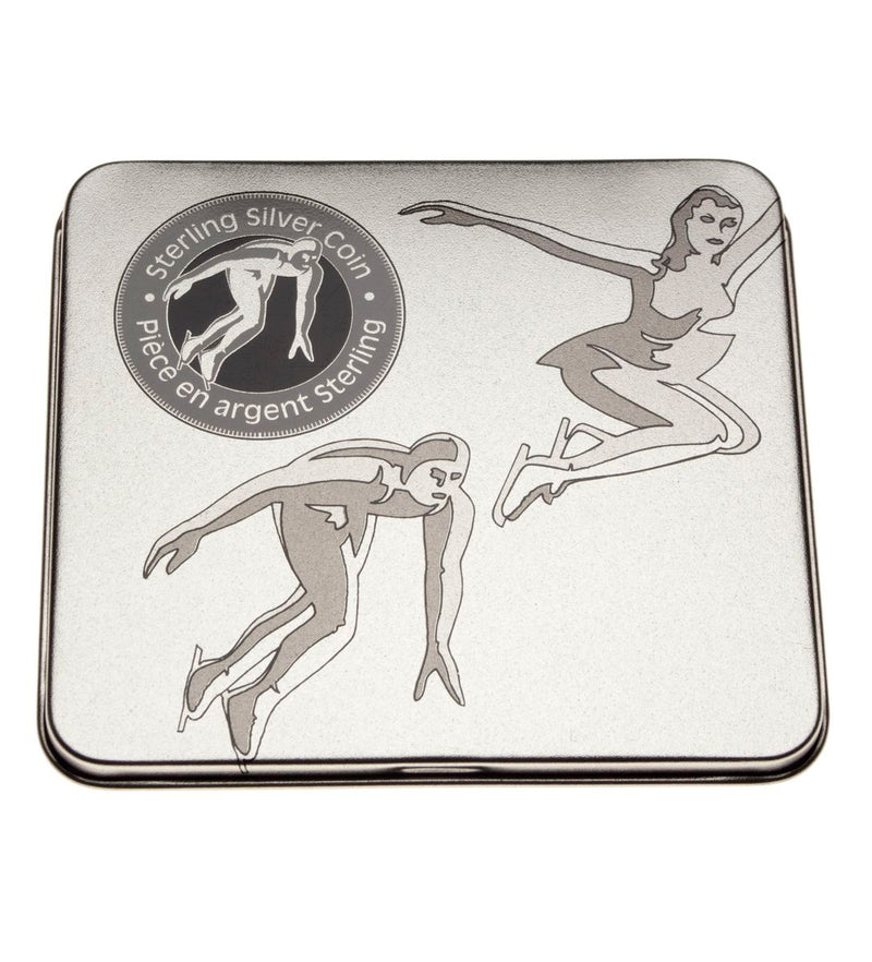1998 50c Canadian Sports Firsts: First Official Amateur Figure Skating Championship - Sterling Silver Coin