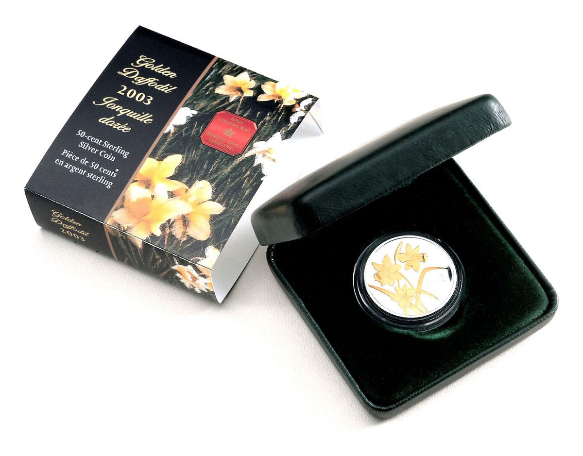 2003 50c Golden Daffodil - Sterling Silver Coin