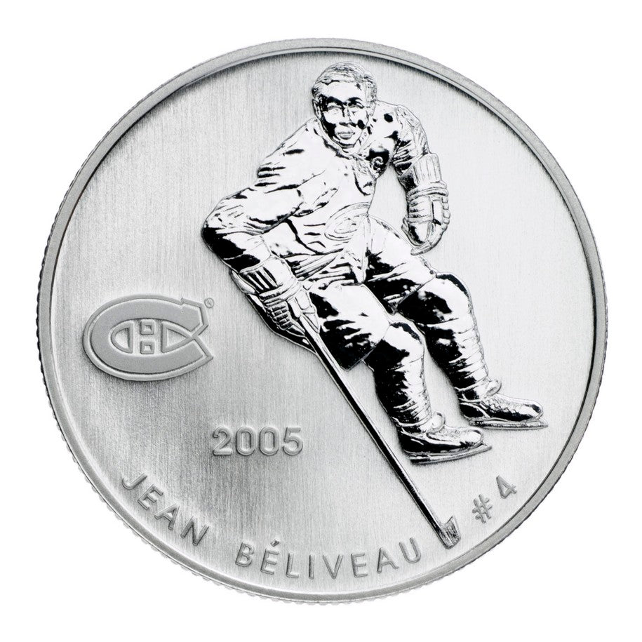 2005 50c NHL Hockey Legends: Montreal Canadiens - Sterling Silver 4-Coin Set