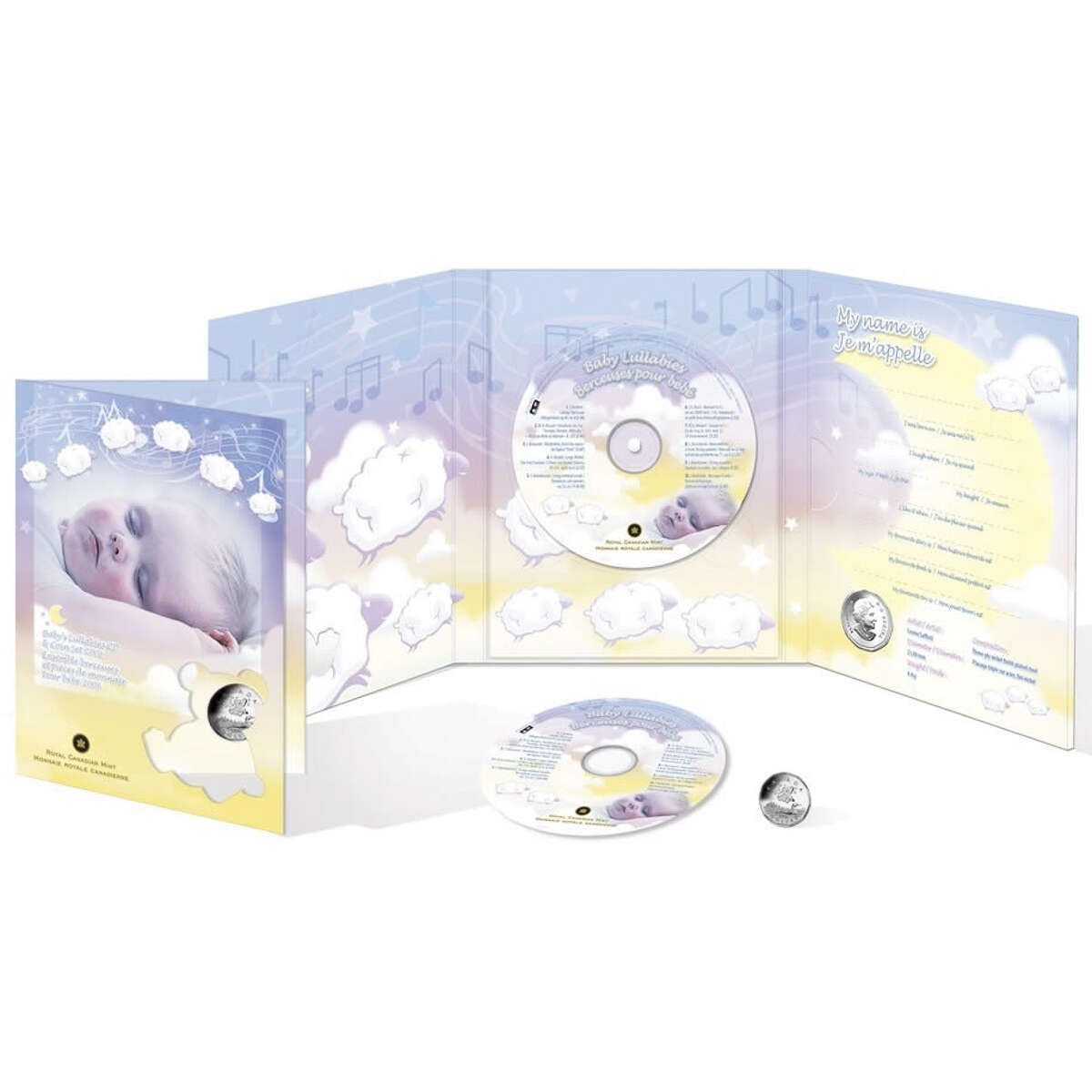 2006 $1 Baby's Lullabies CD & Sterling Silver Dollar