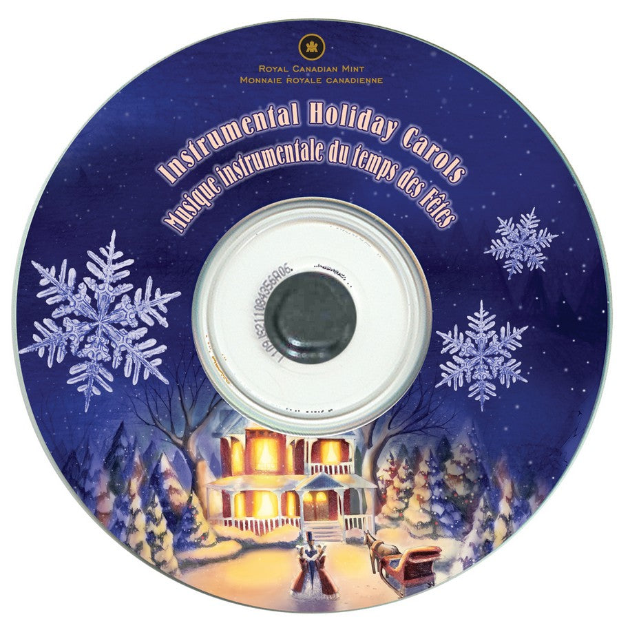 2006 $1 Holiday Carols - CD and Sterling Silver Dollar Set