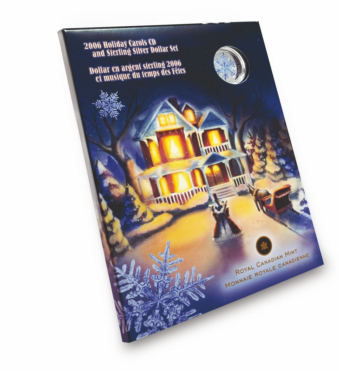2006 $1 Holiday Carols - CD and Sterling Silver Dollar Set