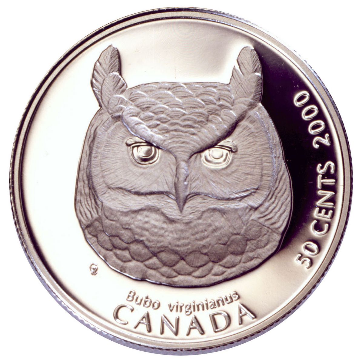 2000 50c Canada's Birds of Prey - Sterling Silver 4-Coin Set