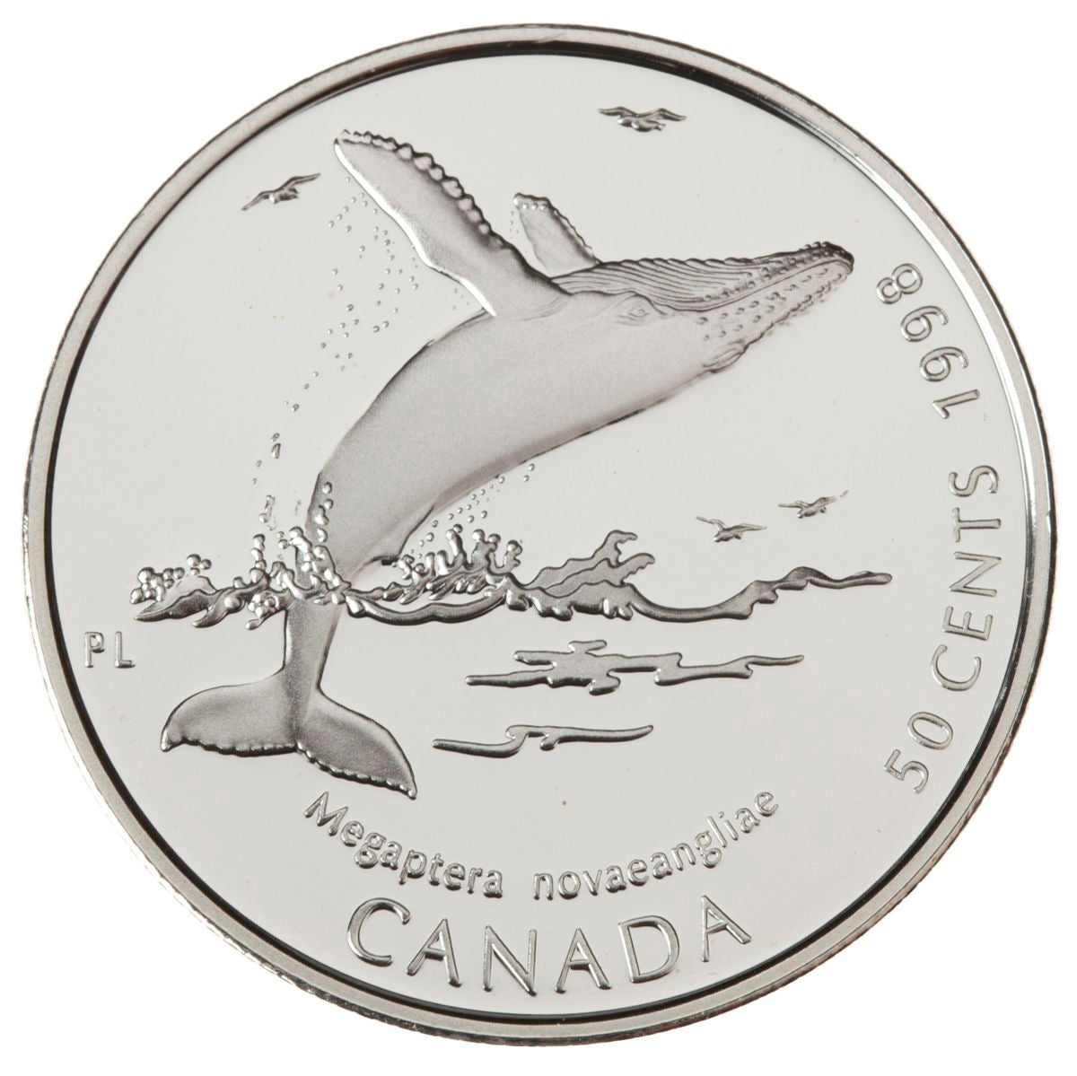 1998 50c Canada's Ocean Giants Series - Sterling Silver Coin Set