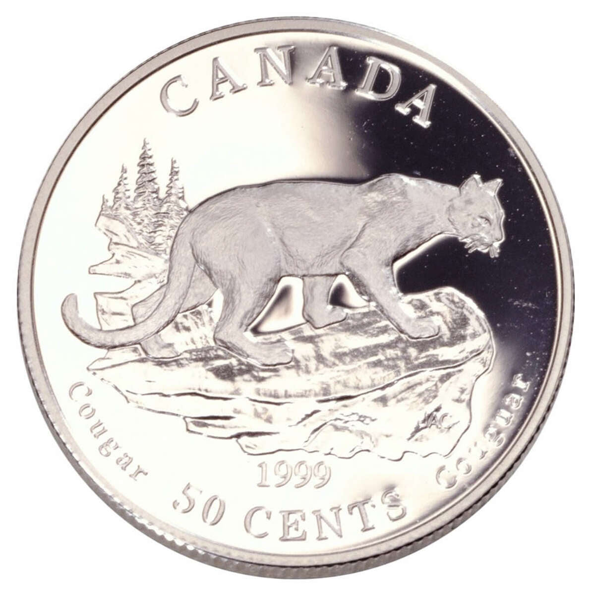 1999 50c Cats of Canada Series - Sterling Silver Coin Set