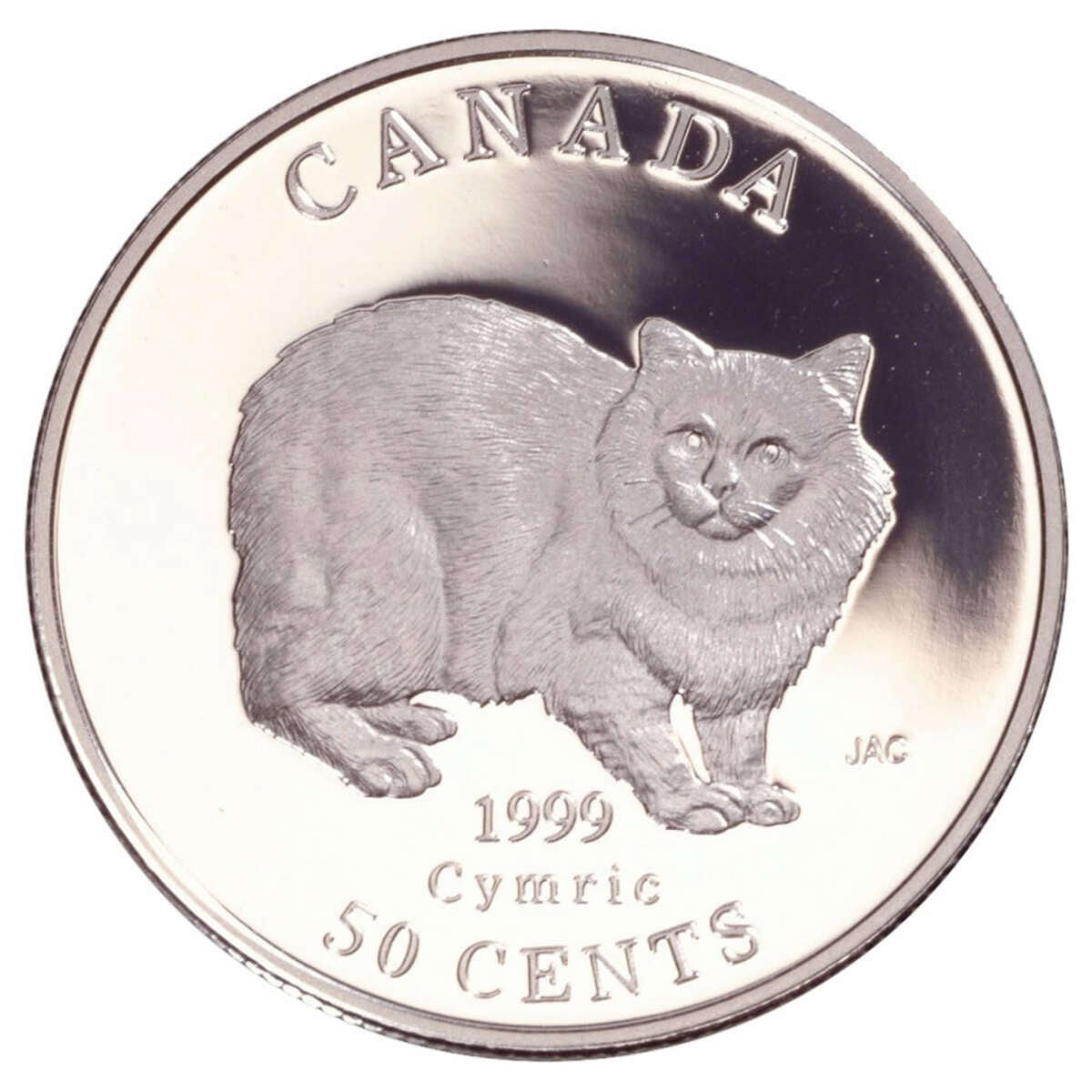 1999 50c Cats of Canada Series - Sterling Silver Coin Set