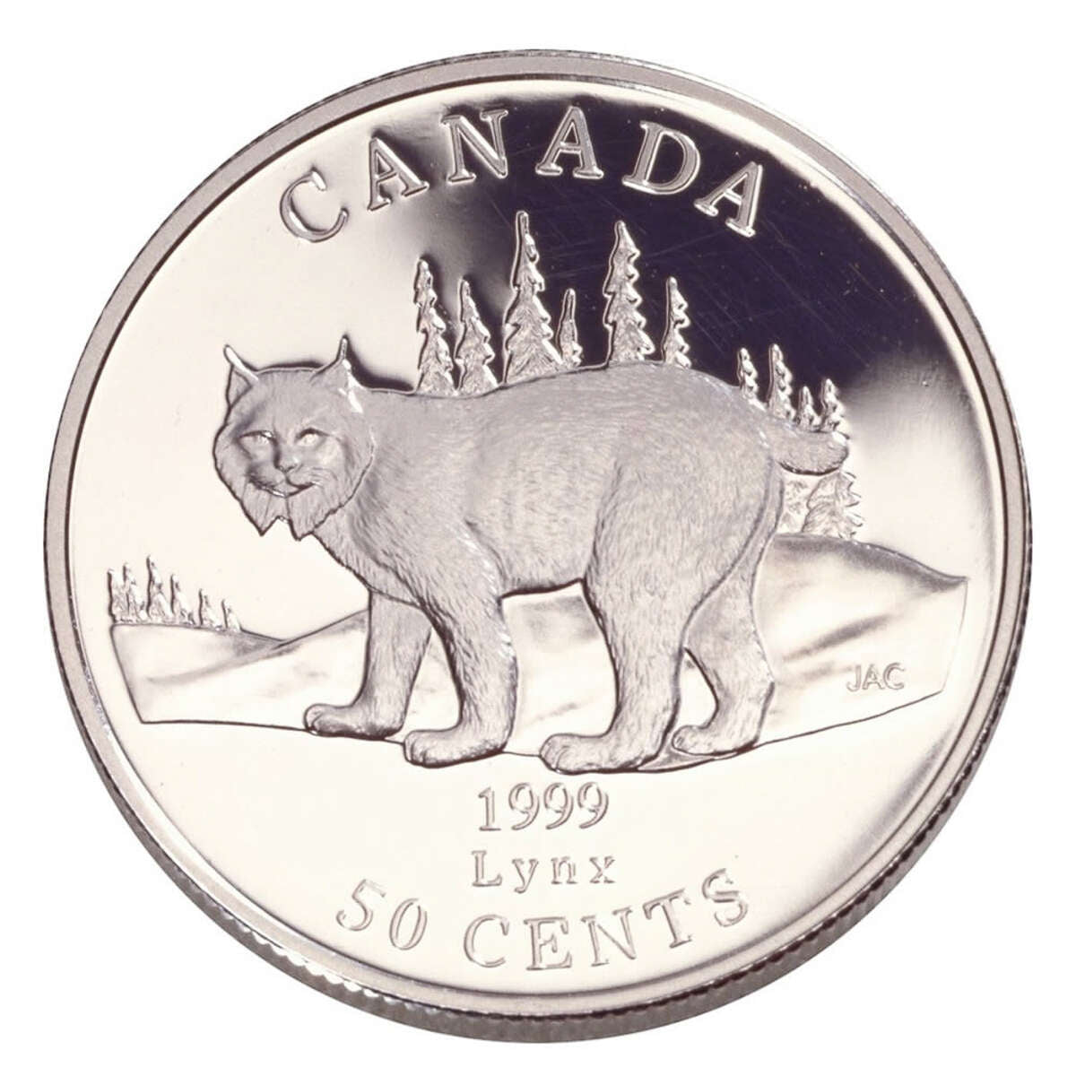 1999 50c Cats of Canada Series - Sterling Silver Coin Set