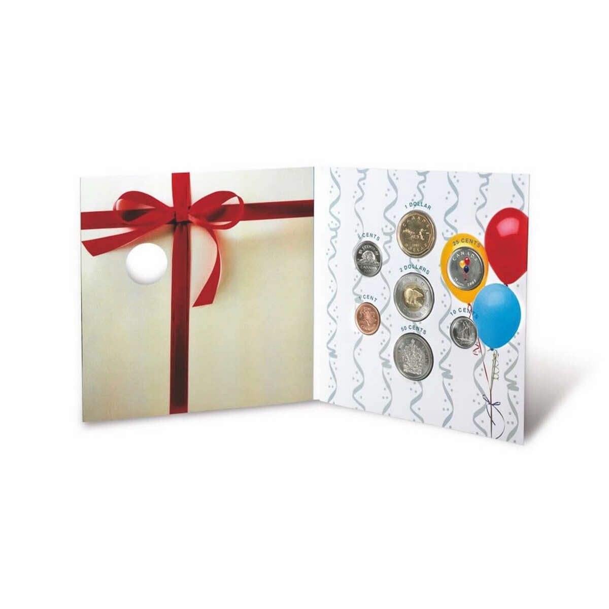 2007 Birthday Gift Set with Coloured 25-cent