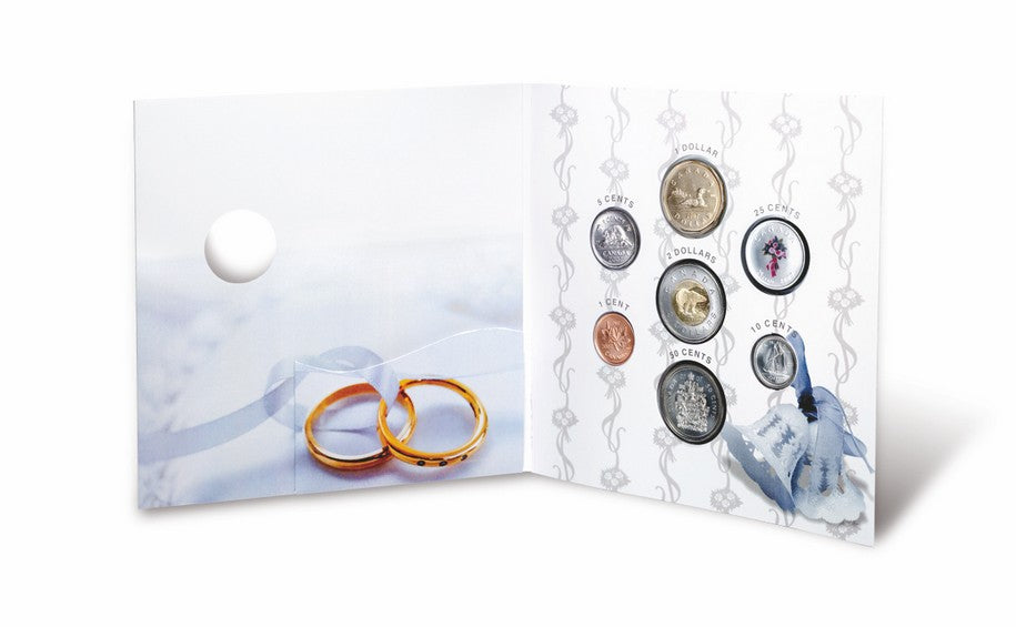 2007 Wedding Gift Set with Coloured 25-cent