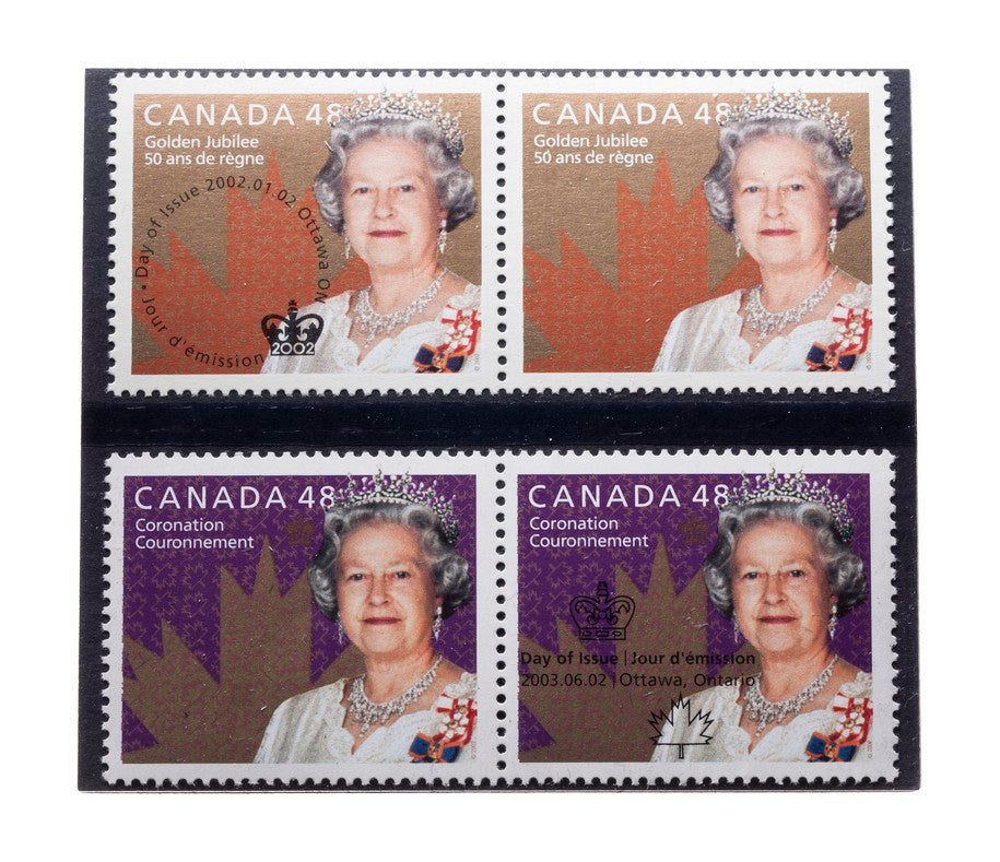 1953 - 2003 Queen Elizabeth II Coronation Stamp & Coin Set