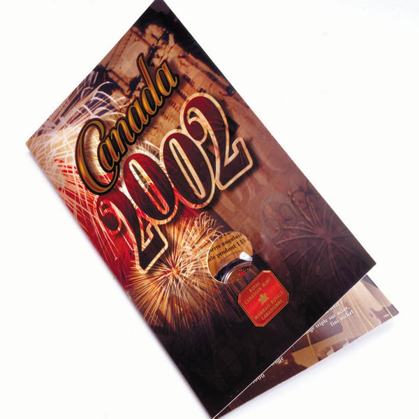2002 25c Canada Day - Coloured Coin