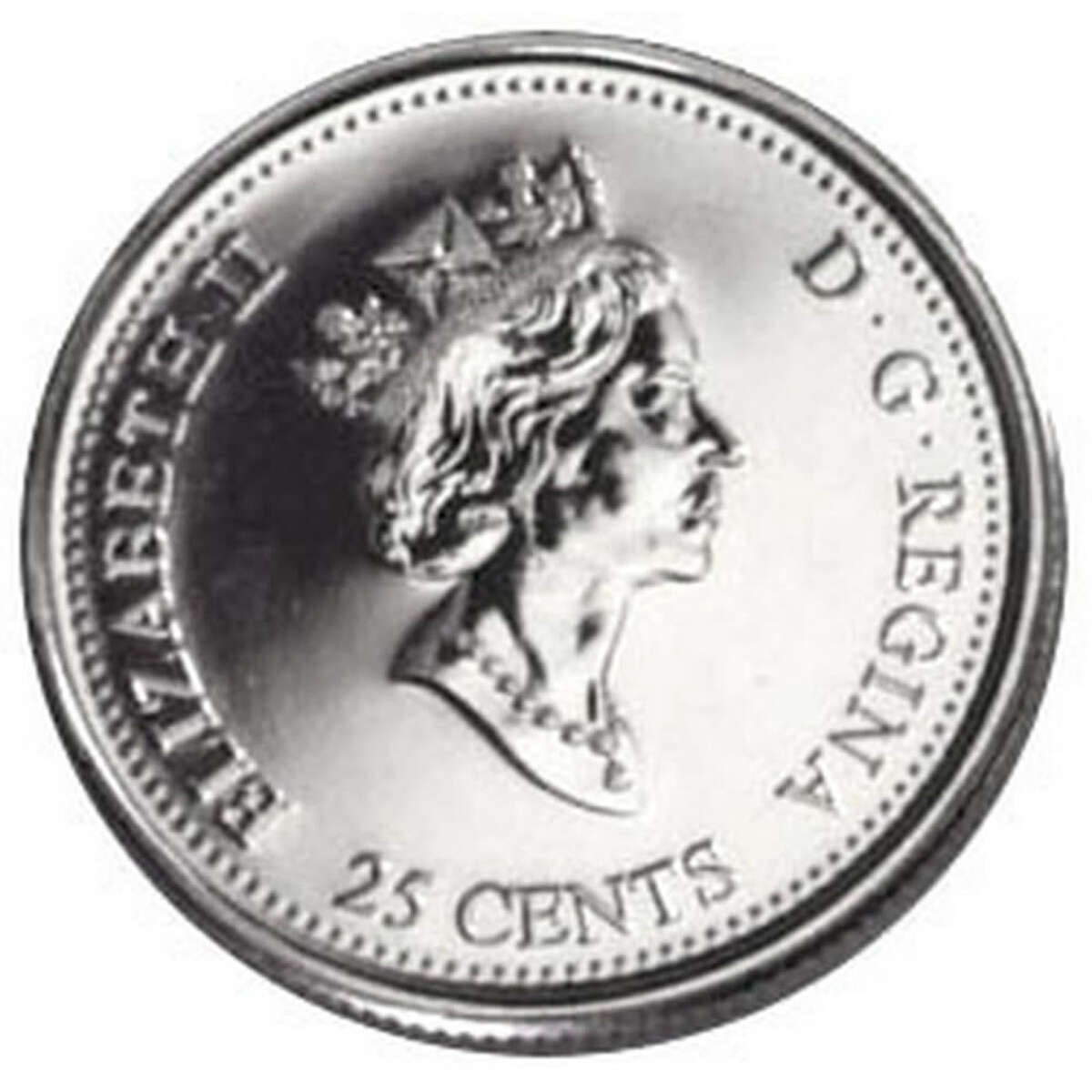 2000 25c Canada Day - Coloured Coin