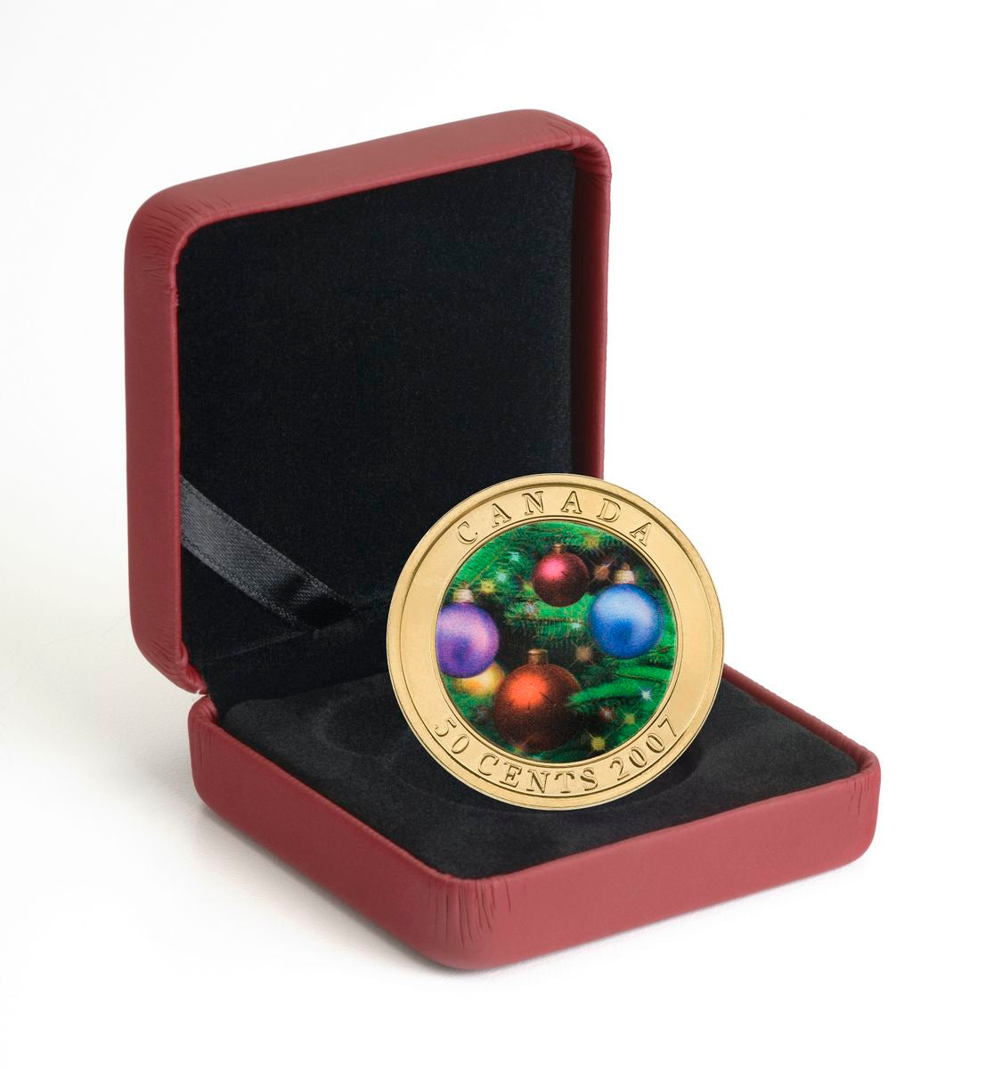 2007 50c Holiday Ornaments - Lenticular Coin