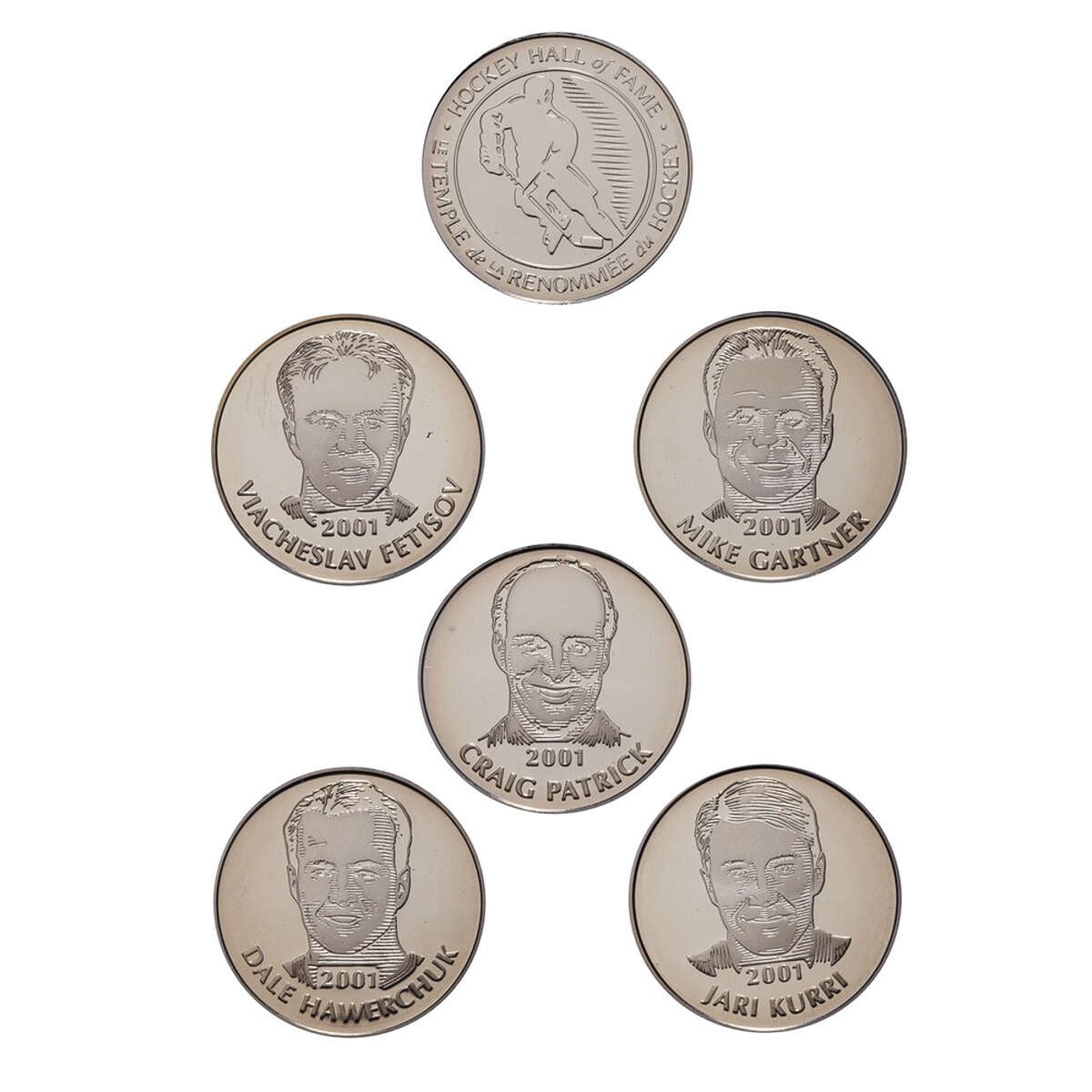 2001 Hockey Hall of Fame Inductee Medallion Collection