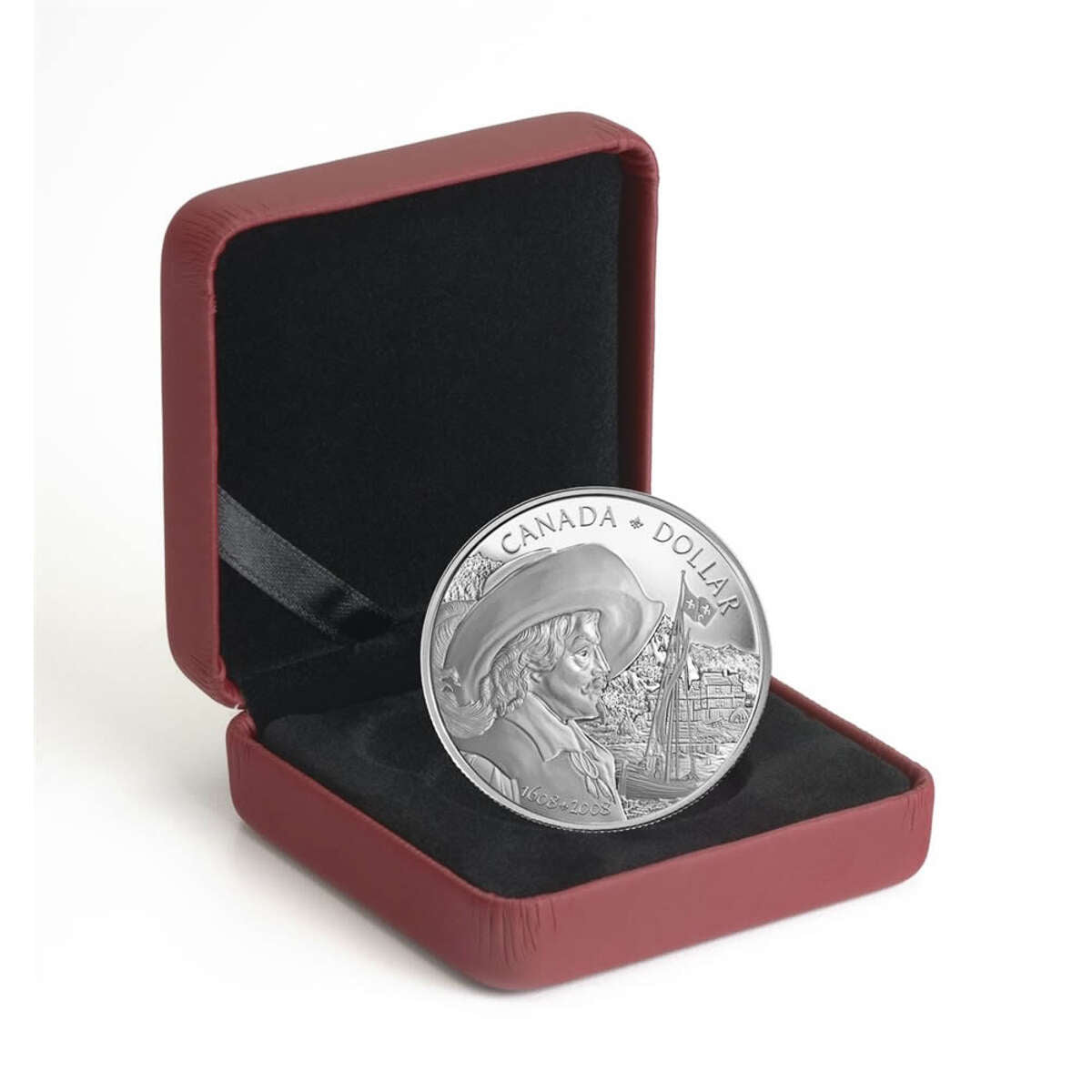 2008 $1 Quebec City, 400th Anniversary - Proof Sterling Silver Dollar